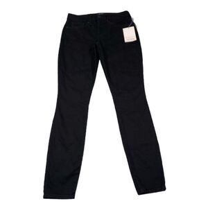 NYDJ Ami Skinny Jeans Black Stretch Women's Size 00P Petite
